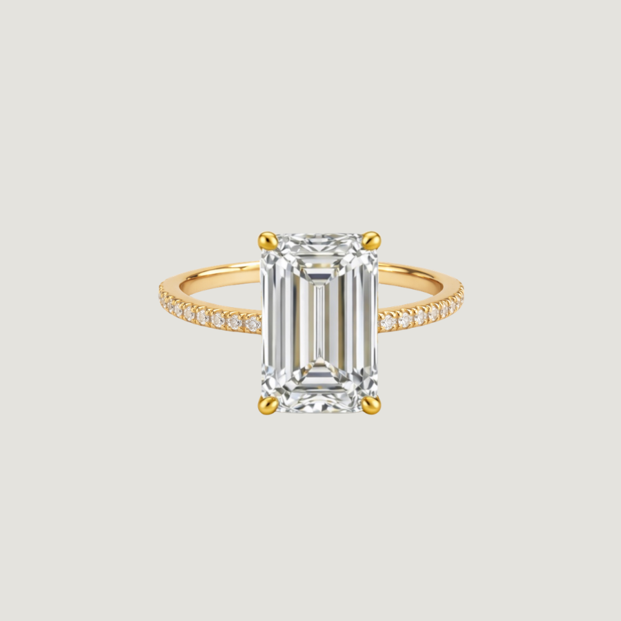 3ct Pavé Diamond Ring