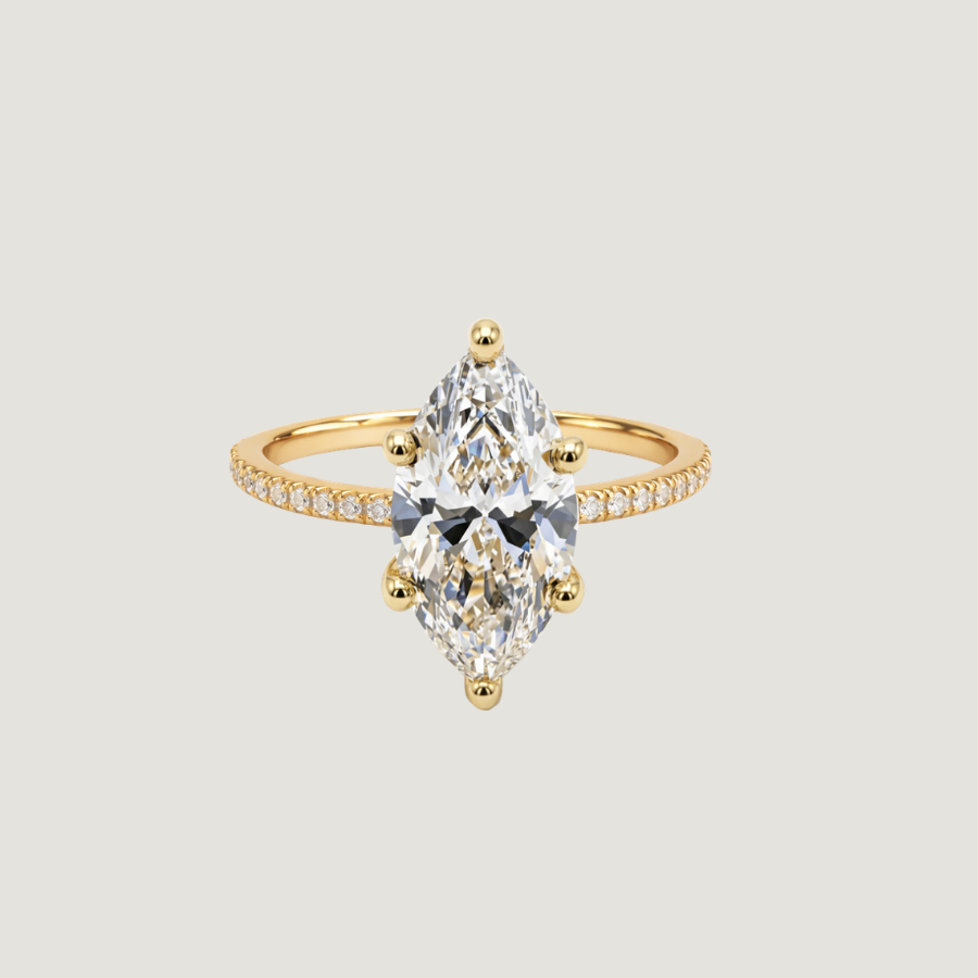 3ct Pave Diamond Ring