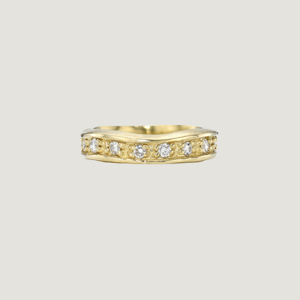 002 Organic Gold Eternity Band