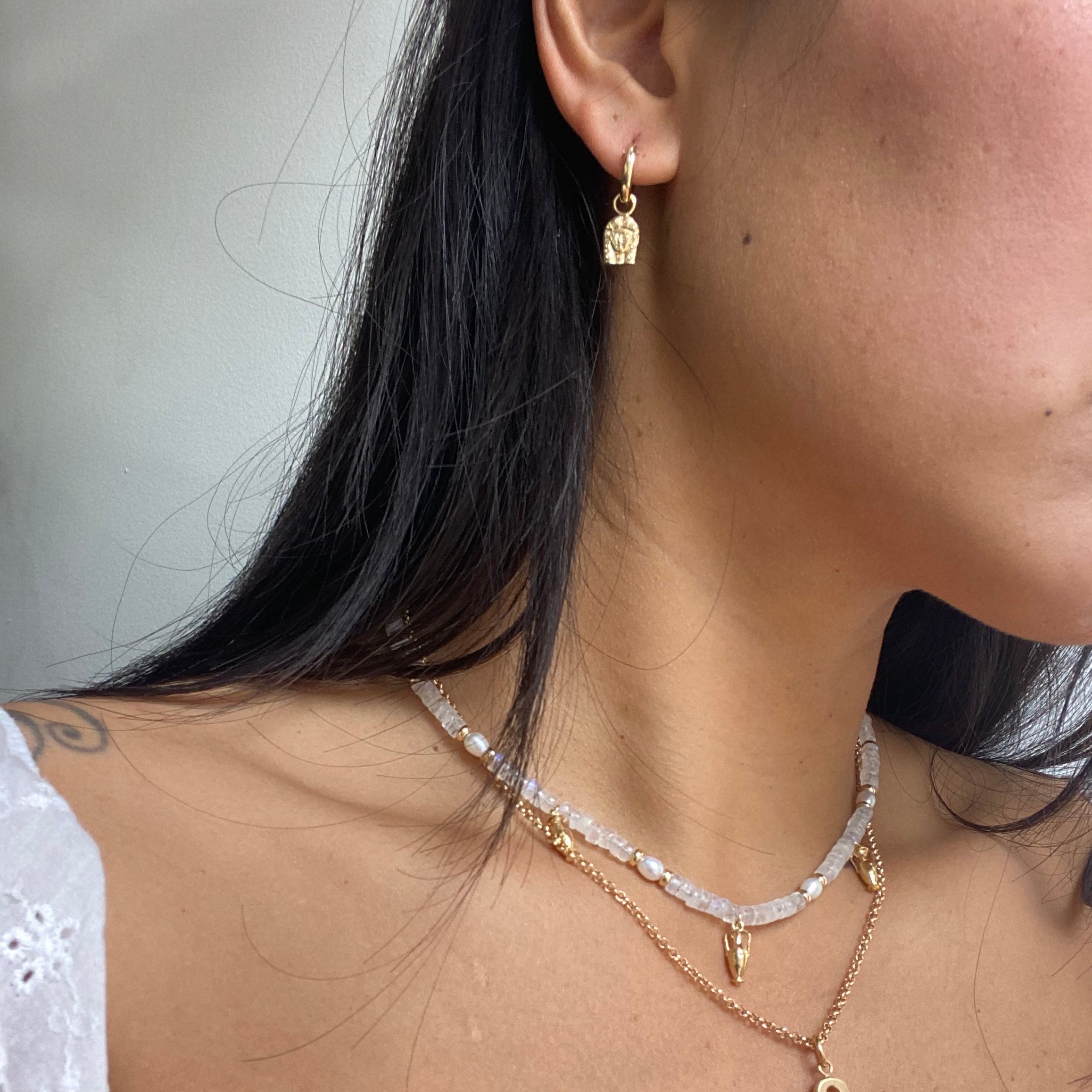 Hathor Hoop Earrings