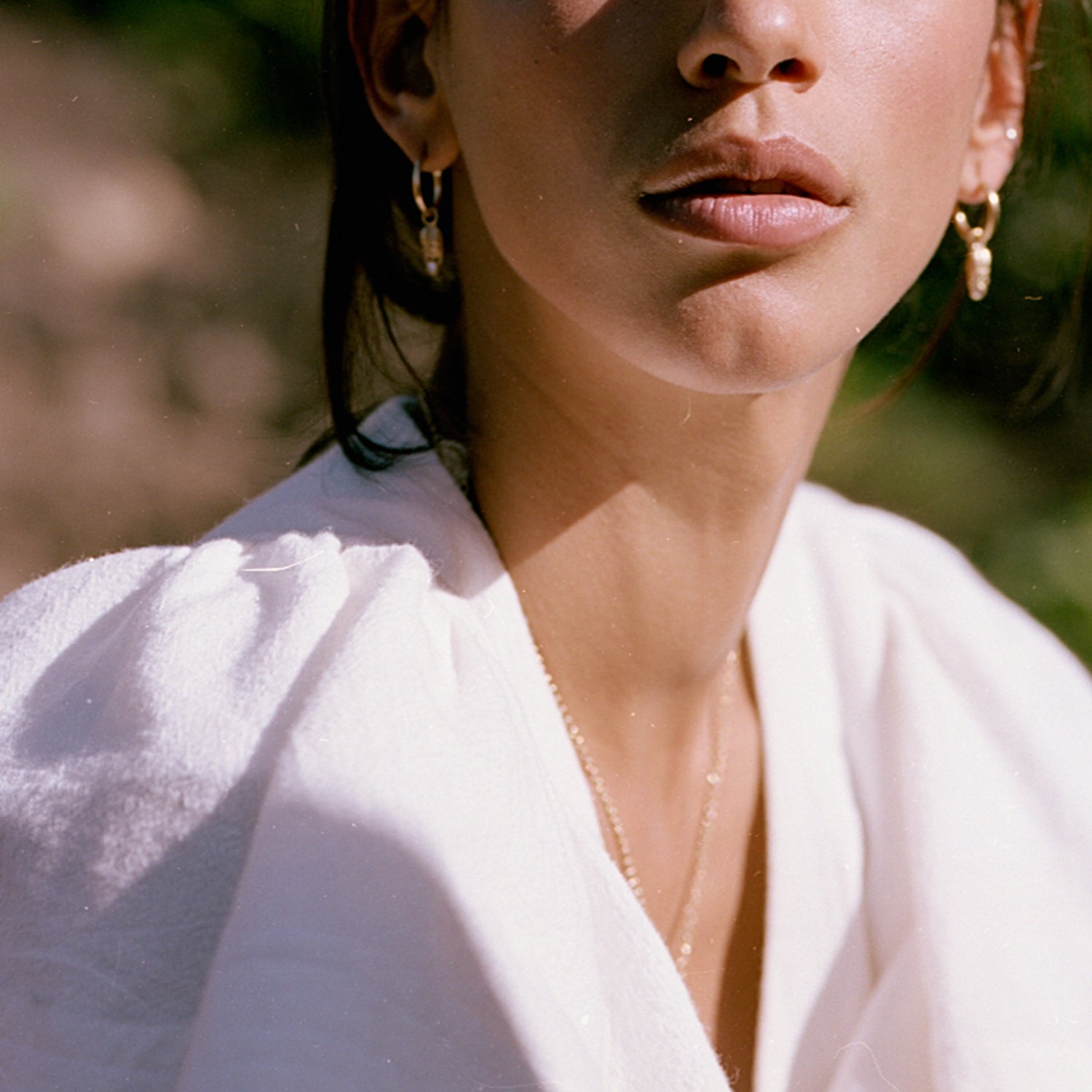 Scarab Hoop Earrings