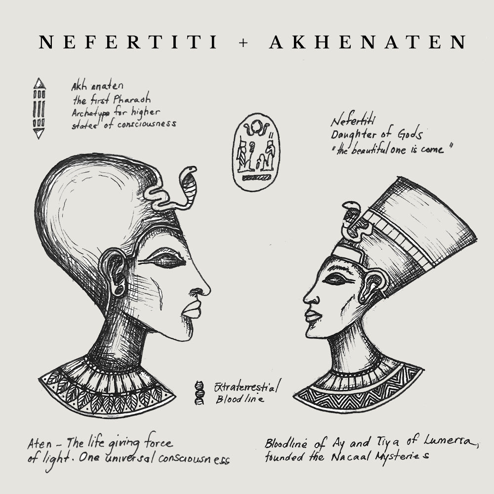 Akenaten + Nefertiti
