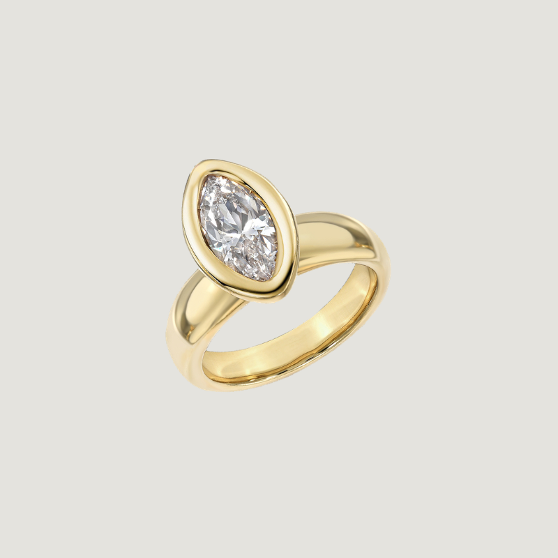 1.5ct Chunky Gold Ring