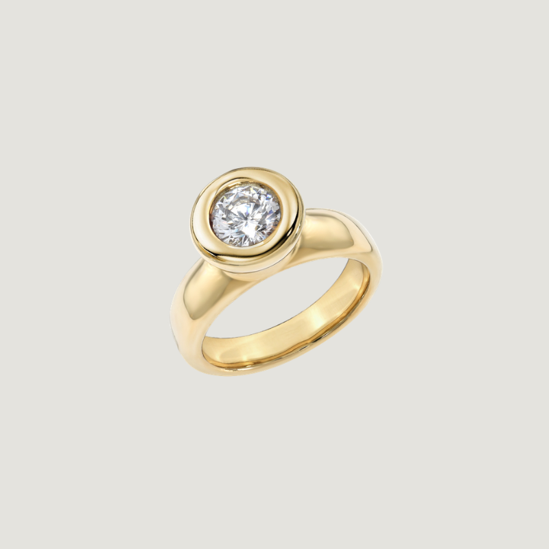 1.5ct Chunky Gold Ring