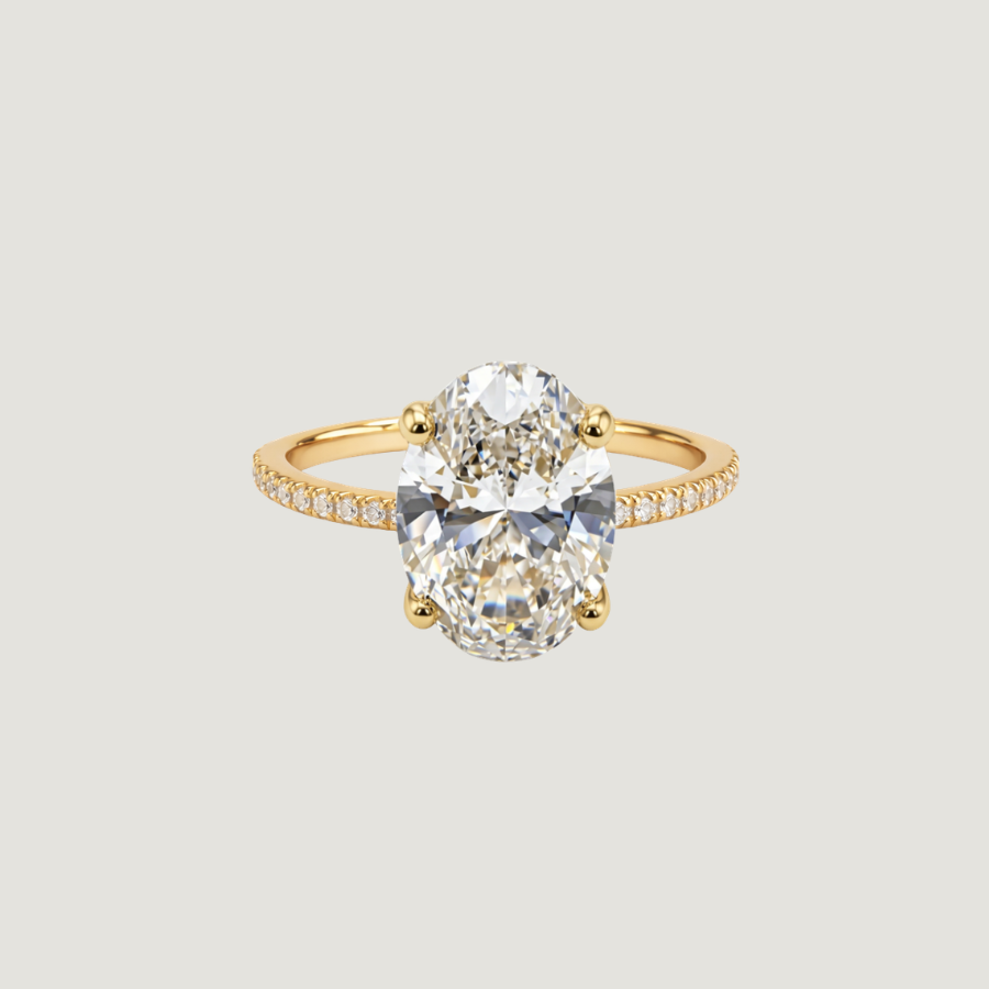 3ct Pave Diamond Ring