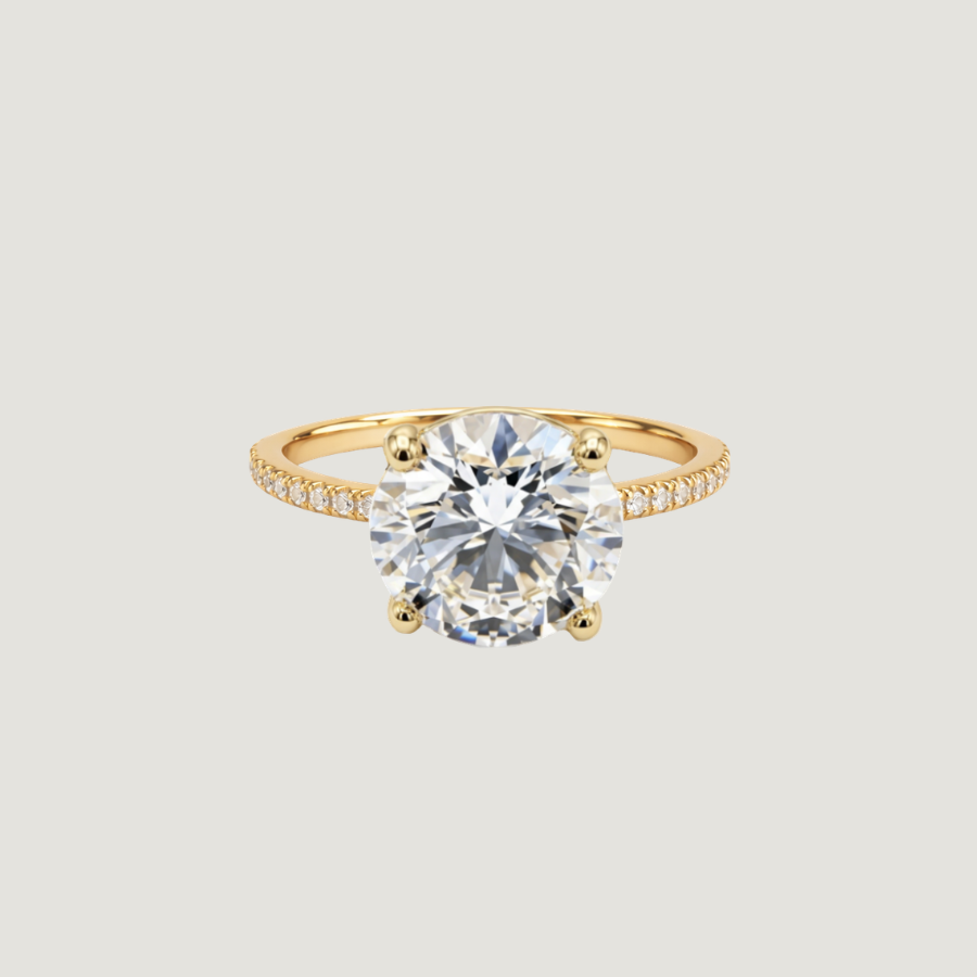 3ct Pave Diamond Ring