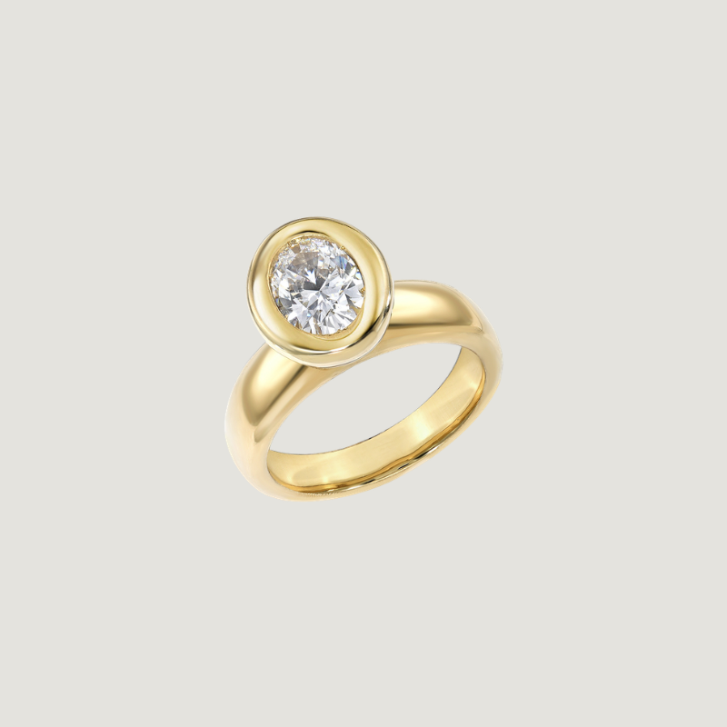 1.5ct Chunky Gold Ring