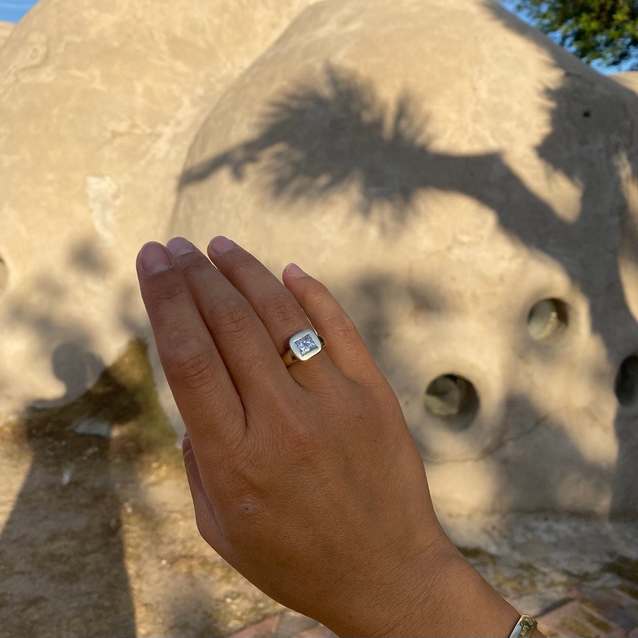 1.5ct Chunky Gold Ring