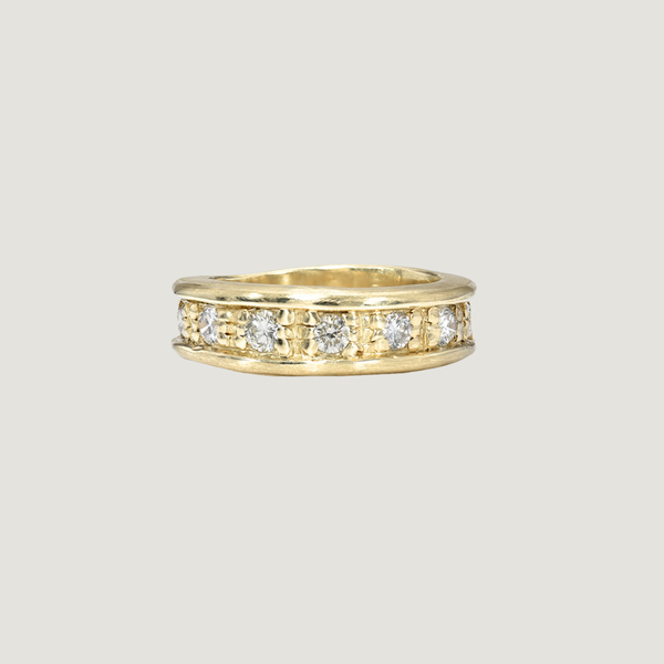 001 Organic Gold Eternity Band