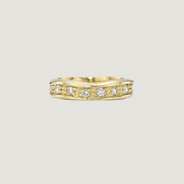 002 Organic Gold Eternity Band