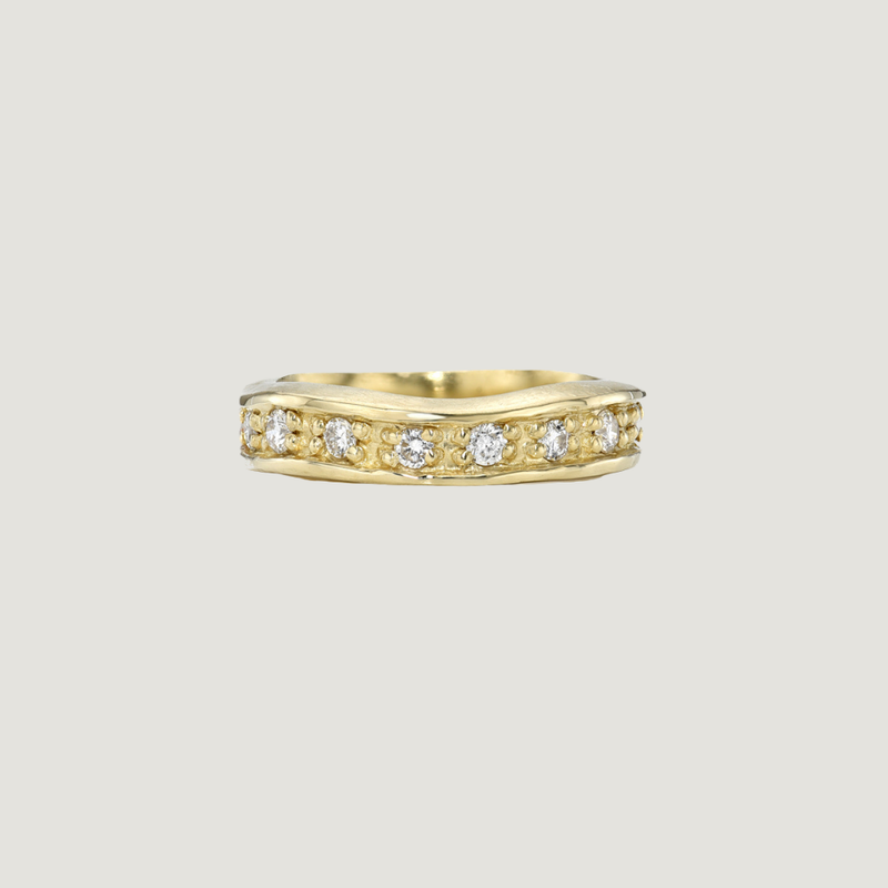 002 Organic Gold Eternity Band