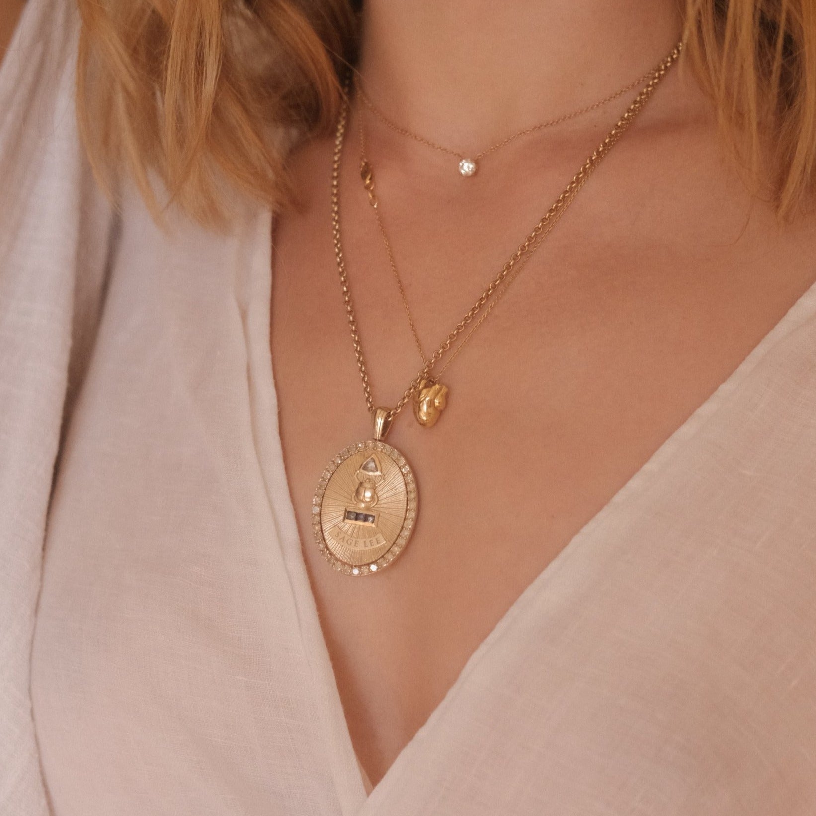 CUSTOM LOVERS EYE PENDANT