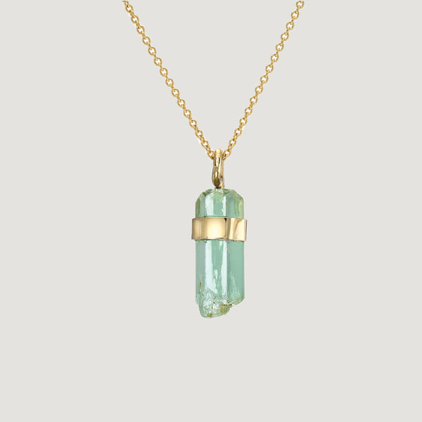 14k Little Cosmos Crystal Necklace